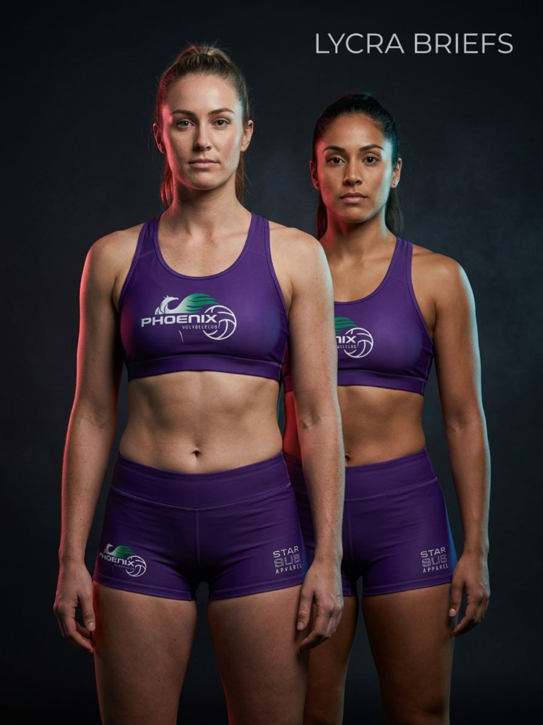Volleyball Lycra Briefs & Crop Top